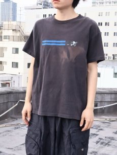 画像1: ARMANI EXCHANGE USA製 プリントTシャツ BLACK M (1)