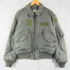 画像1: 90's 民間品 ALPHA INDUSTRIES CWU-45/P フライトジャケット MEDIUM (1)