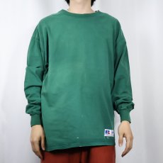 画像2: 90's RUSSELL ATHLETIC USA製 無地ロンT XL (2)