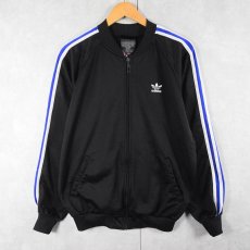 画像1: 90's adidas サイドライントラックジャケット BLACK S (1)