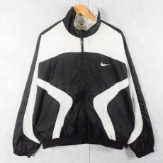 画像1: 90's NIKE 切り替えデザイン ナイロンジャケット M (1)