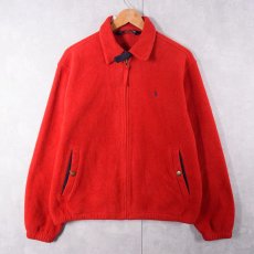 画像1: POLO Ralph Lauren "POLARTEC" フリーススイングトップ M (1)