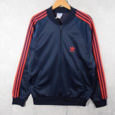 画像1: 80's adidas ATP USA製 トラックジャケット NAVY L  (1)