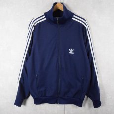 画像1: 80's adidas サイドライン トラックジャケット NAVY SIZE9 (1)