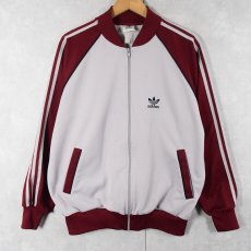 画像1: 80's〜 adidas TAIWAN製 サイドライン トラックジャケット L (1)