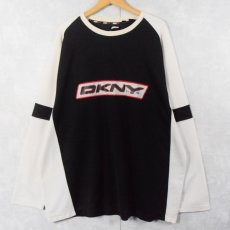 画像1: DKNY ACTIVE ロゴプリント ポリエステルロンT XXL (1)