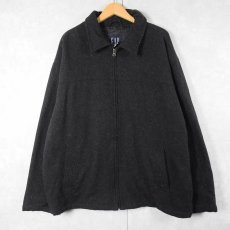 画像1: GAP ウール×ナイロン ジップジャケット XL (1)