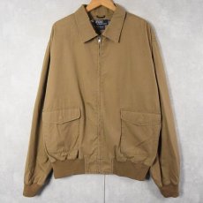 画像1: POLO Ralph Lauren "A-2 TYPE" コットンジャケット XL (1)