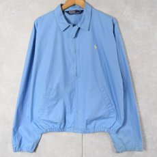 画像1: 90's POLO Ralph Lauren ロゴ刺繍 コットンスイングトップ L (1)