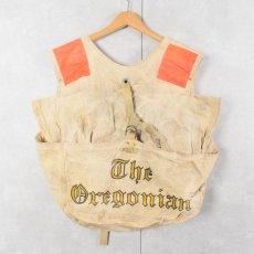 画像1: VINTAGE "The Oregonian" ニュースペーパーバッグベスト (1)