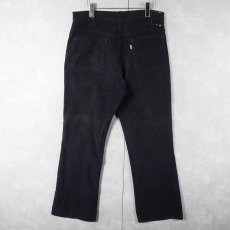 画像2: 80's Levi's 517 コーデュロイパンツ NAVY W35 (2)