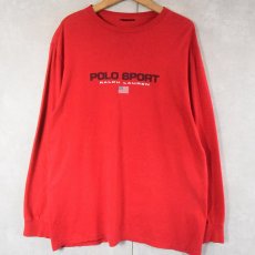 画像2: 90's POLO SPORT Ralph Lauren ロゴプリントロンT  (2)