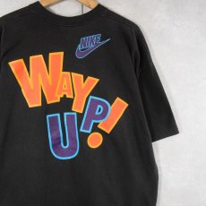 画像2: 90's NIKE 銀タグ USA製 "GET UP." プリントTシャツ BLACK XXL (2)