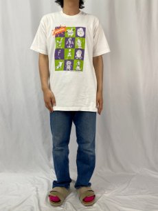 画像2: 90's NICKELODEON USA製 TVチャンネル アニメキャラクターTシャツ L (2)