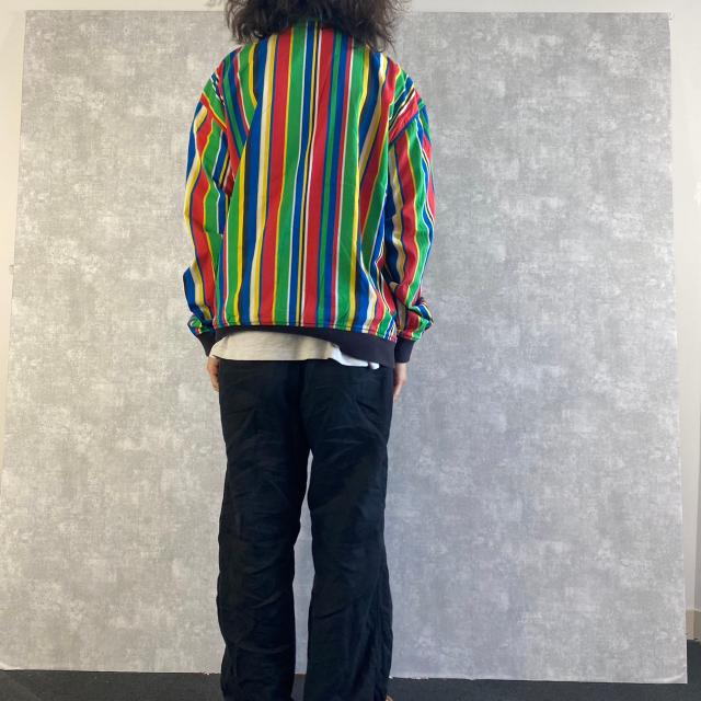 COOGI マルチストライプ柄 コットンジャケット XXL