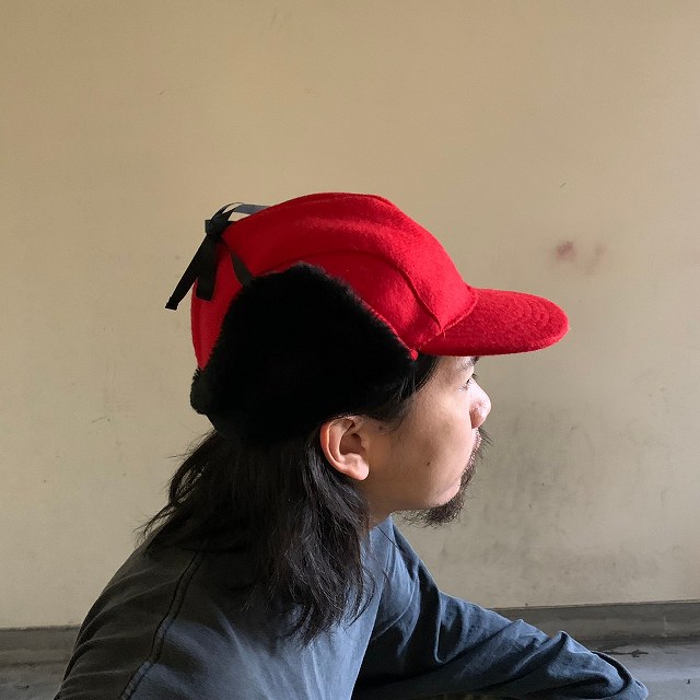 アメリカ製 帽子 赤 黒｜ヴィテージ古着屋Feeet 通販 名古屋 大須 メンズ