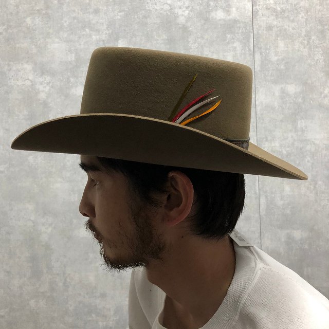 60's STETSON 3X ビーバーハット 75/8