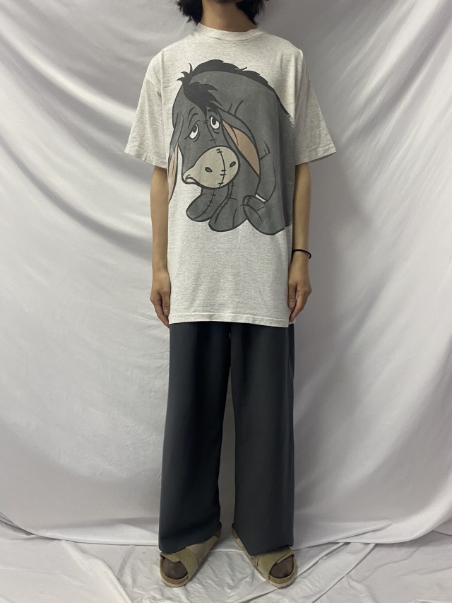 90's Disney USA製 イーヨー キャラクタープリントTシャツ ONE SIZE