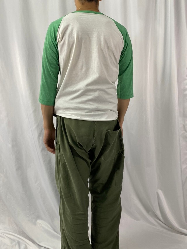 90年代 90s 白 ホワイト 緑 グリーン 七分袖 | ビンテージ古着屋Feeet