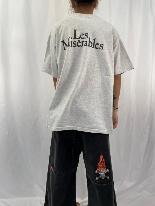 90's Les Miserables USA製 ミュージカルプリントTシャツ XL