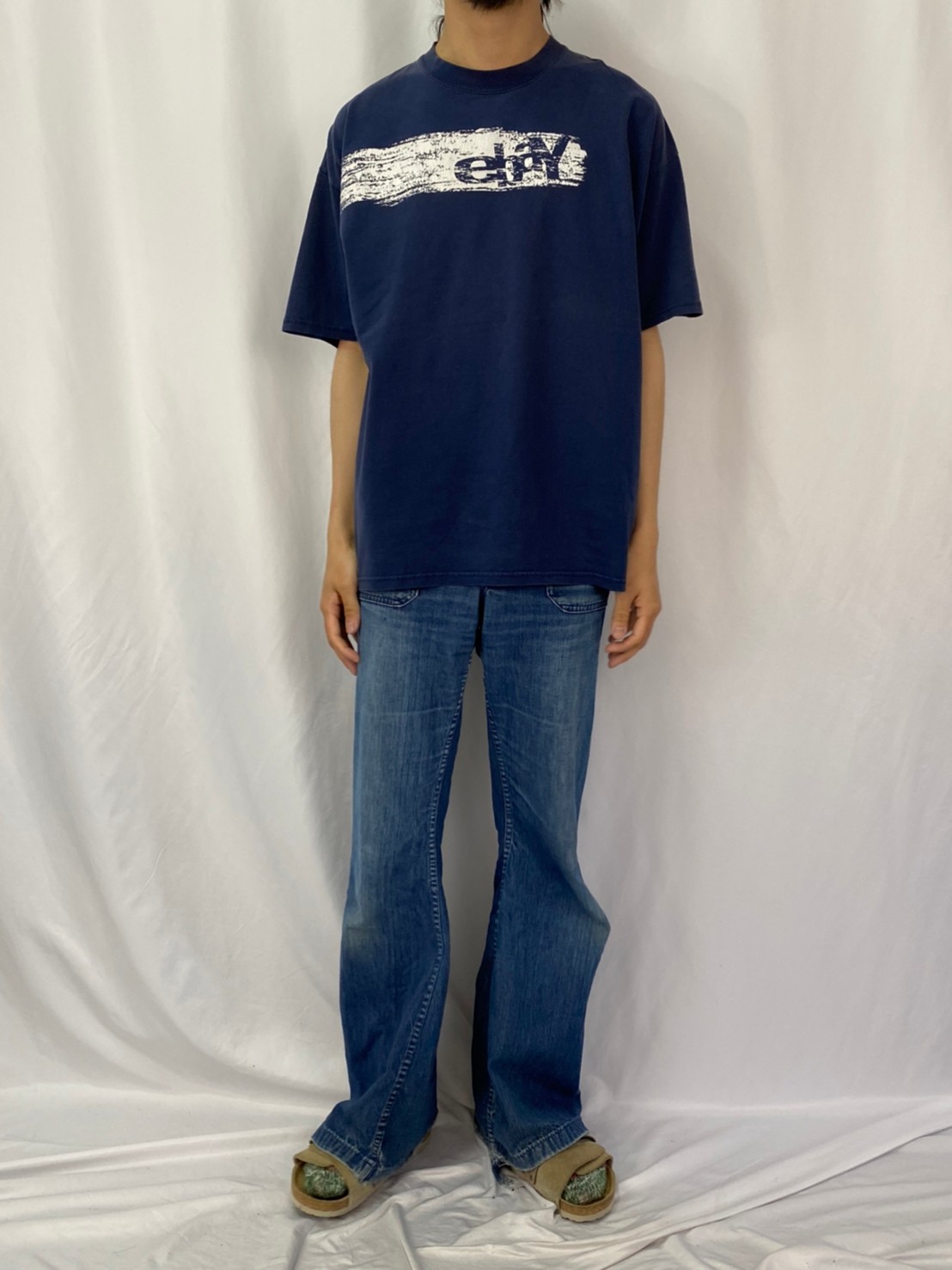 ebay 企業ロゴプリントTシャツ XL