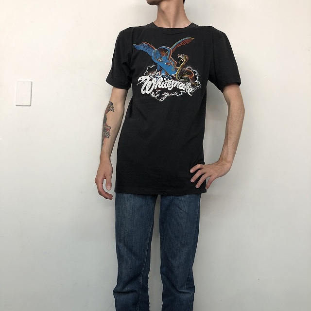 whitesnake ヴィンテージ バンドTシャツ 激レア‼️ 80's www