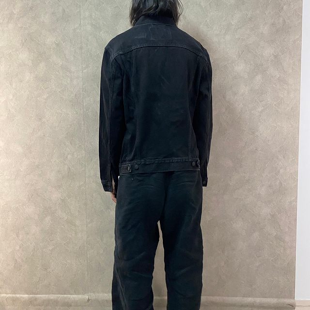 Levi's ブラックデニムジャケット L