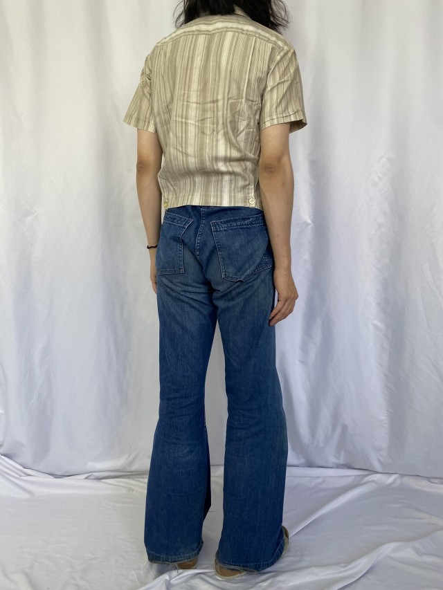 60年代 60s タウンクラフト ペニーズ 半袖 開襟 オープンカラーシャツ