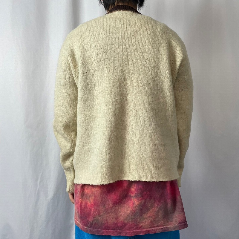 1960s MILWAUKEE KNIT モヘアカーディガン モヘヤ-