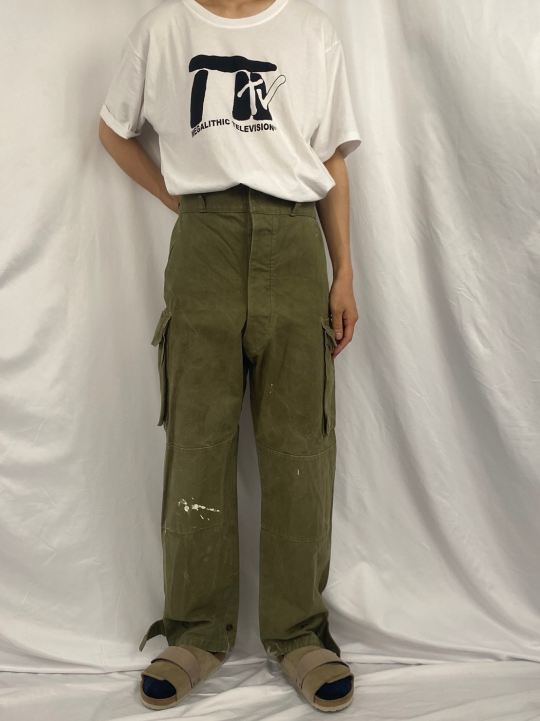 50's French Army M-47前期 カーゴパンツ W35