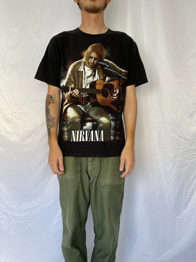90s NIRVANA VINTAGE Tシャツ カートコバーンサイズL-