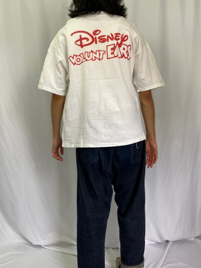 90年代 90s ディズニー アメリカ製 白 ホワイト 半袖 ビンテージ古着屋feeet 通販 名古屋 大須 メンズ