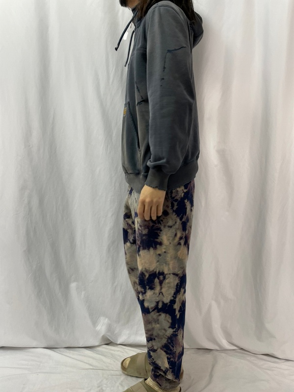 【archive】90s Painted ボロ Sweat Blue Pants