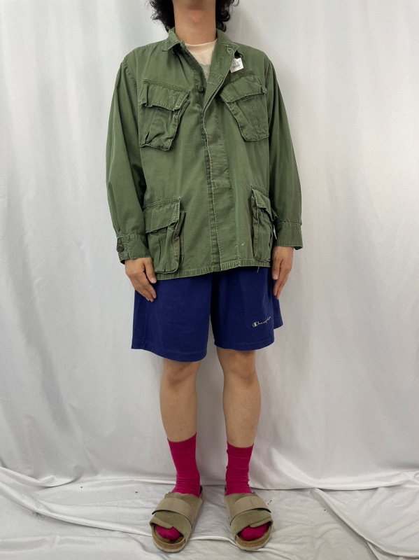 60's U.S.ARMY ジャングルファティーグジャケット 5th MEDIUM-SHORT