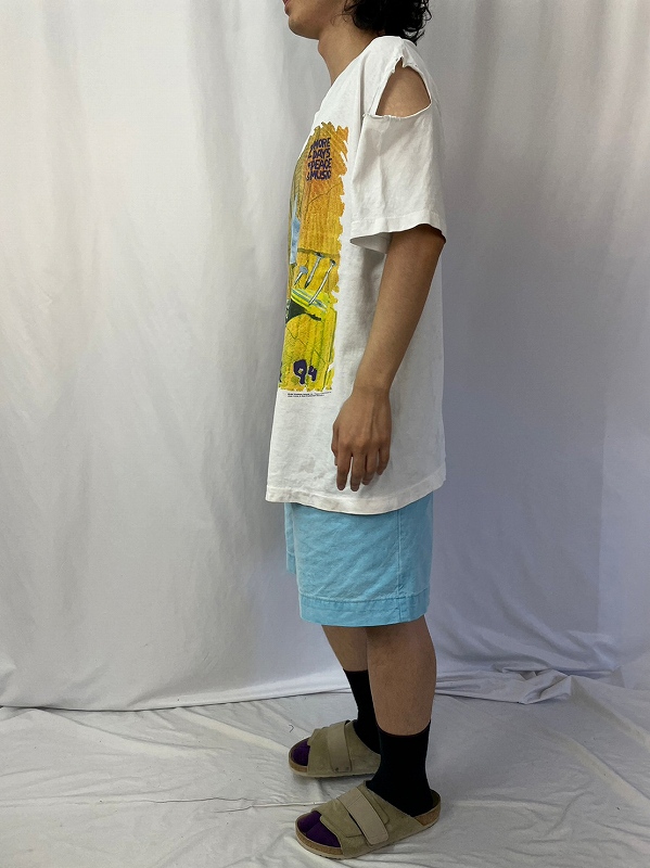 古着 90s USA製 Woodstock ロック ミュージック フェス Tシャツ XL 古着-