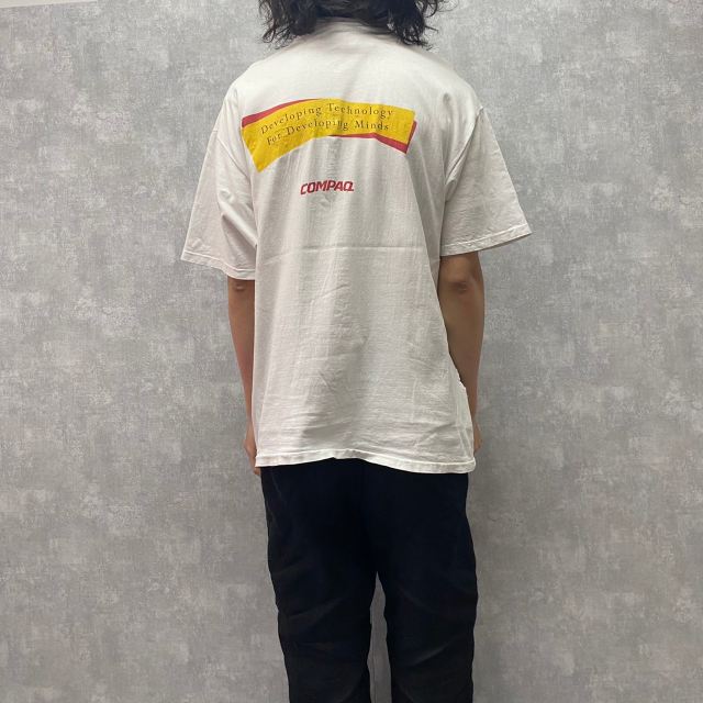 デッドストック【90s】Compaq コンパック Hanes Tシャツ