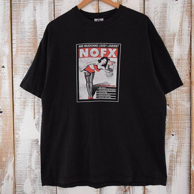 Nofx パンクロックバンドtシャツ Xlノーエフエックス バンt ミュージック 音楽 ビンテージ古着屋feeet 通販 名古屋 大須 メンズ