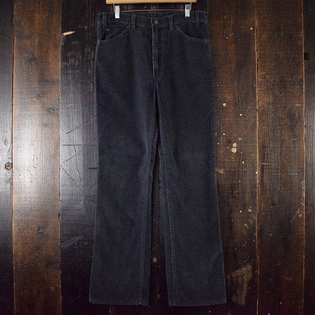 コーディロイ メンズ 黒 L 34 パンツ ブラック USA 90s