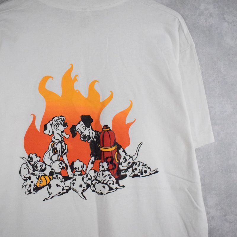 90s Disney 101匹わんちゃん クルエラ ロング Tシャツ e675