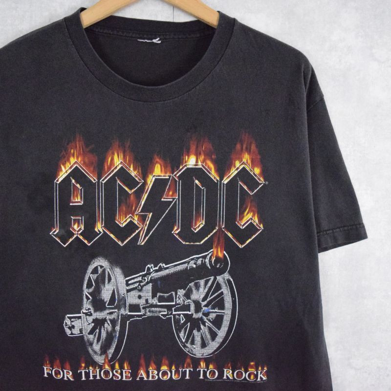 【ロックTシャツ】新品 ACDC AC/DC フォト プリント Tシャツ