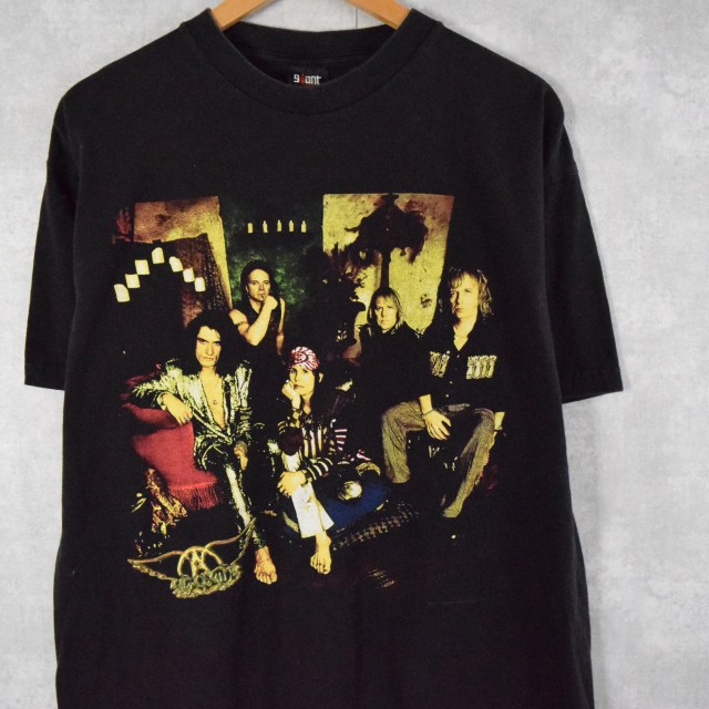 90's AEROSMITH ハードロックバンドツアーTシャツ L