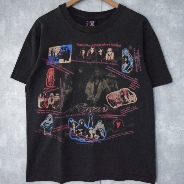 90's POISON USA製 ロックバンドプリントTシャツ L