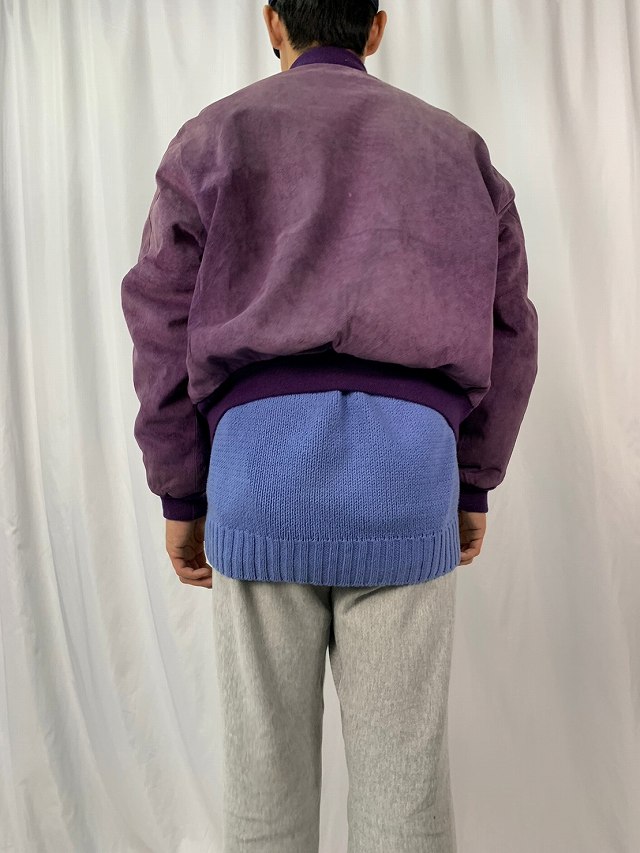ナフナフ 紫 レザー ジャケット | ビンテージ古着屋Feeet 通販 名古屋