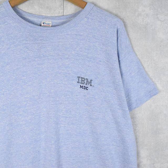 80's Champion トリコタグ USA製 IBM 企業ロゴプリントTシャツ XL