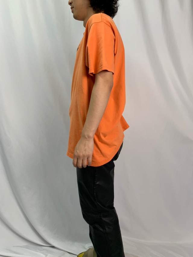 希少  90's ラルフローレン ポロスポーツ デカロゴ Tシャツ オレンジ