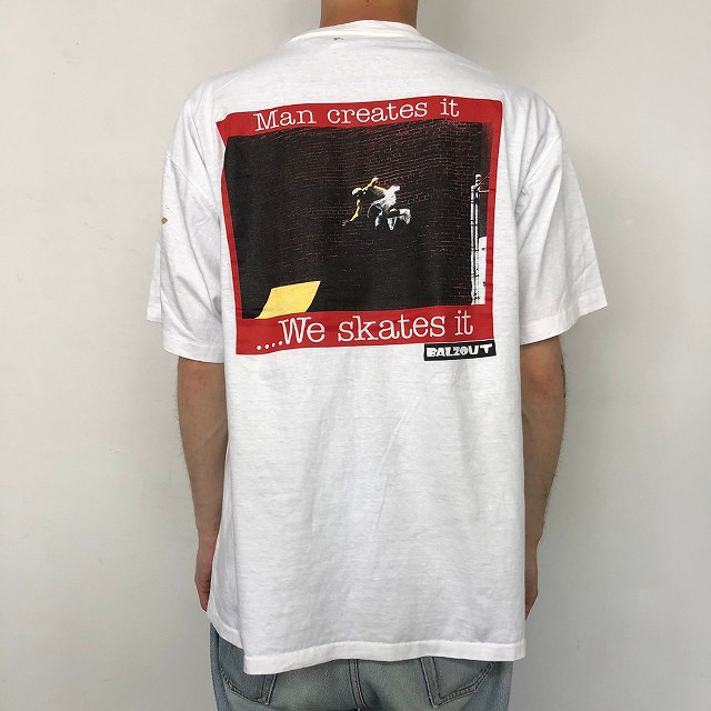 【SALE】 90's BALZOUT USA製 Skate Brand T-shirts XL