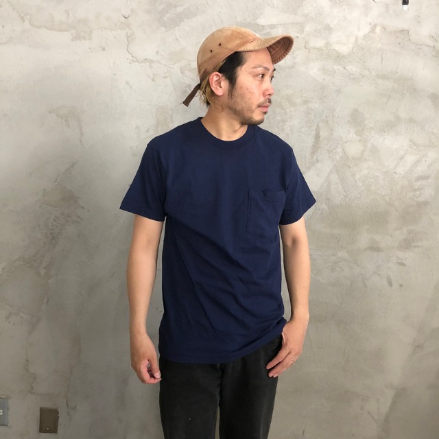 【SALE】 80's USA製 無地ポケットTシャツ