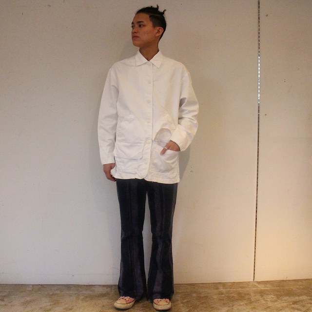 【SALE】 Back bay company USA製 White Cotton Work Jacket S